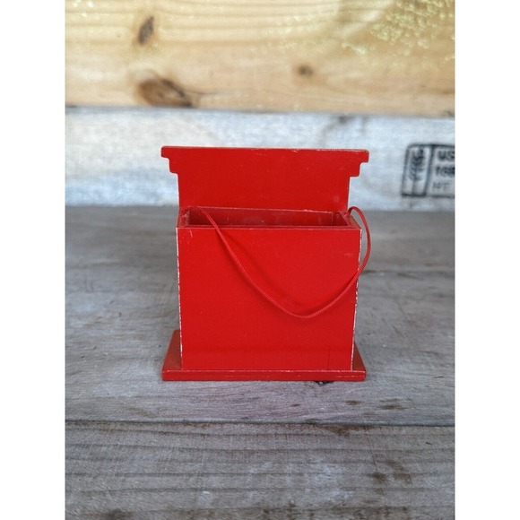 Vintage 3D Christmas Ornament Santa In Chimney Scene Dakin,inc Product Of Taiwan - Picture 4 of 13